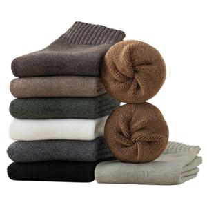 남성 여성 기모 양말 10켤레 세트 융털 양말 남자 여자 가을 겨울