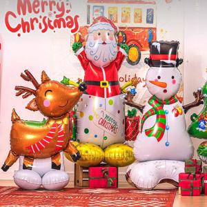 J2K 트리 풍선 산타 크리스마스 포토존 어린이집 파티 소품