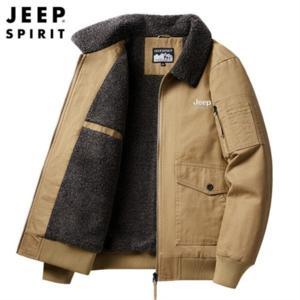 지프스피릿 JEEP SPIRIT 남성용 겨울 따뜻한 양털안감 캐주얼 재킷 항공점퍼 0705