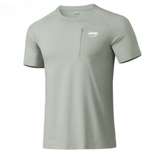 지프스피릿 1+1 남녀 공용 아이스 냉장고 스판 여름 기능성 반팔티 96585