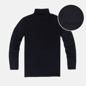 골지 베이직 목폴라 검정 긴목 티셔츠 남자 교복 학생 간절기 레이어드