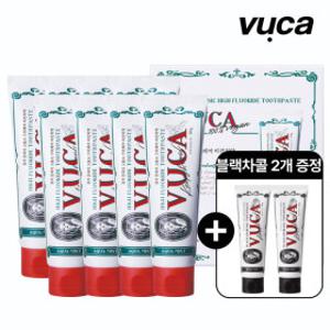8+2증정/VU.CA 뷰.카 고불소 대용량 8개입 치약 미백 불소 구취제거 어린이 키즈 치약 모음