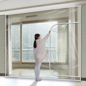 베란다 창문 방풍비닐커튼 문풍지 뽁뽁이 바람막이 에어캡