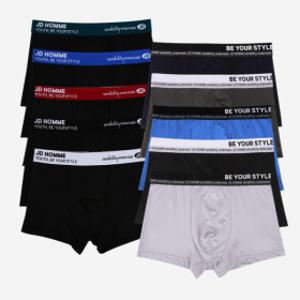 10매입-제임스딘 블랙/유니크 에디션 남성 드로즈 사각 팬티