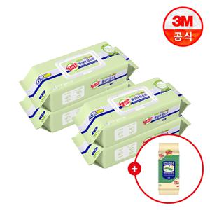 3M 대형 베이직 물걸레청소포 더블액션30매X4팩 + PET정전기 청소포 22매 증정