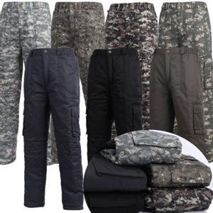 기모작업복바지 남자패딩바지 밀리터리 겨울작업바지