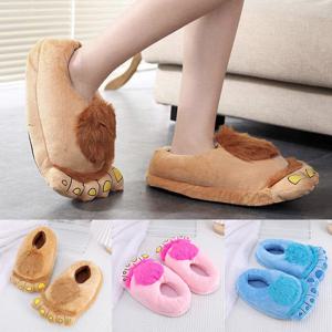 폴리에스테르 겨울 털실내화 거실화 사무실 방한슬리퍼 230~275mm 남성 여성 EVA 쿠션 OWS-MT1