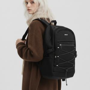 스트링 백팩 학생 책가방 노트북 여성 남성 남자 여행용 가방 MBP 3370