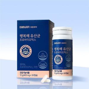 대원제약 행복해 유산균 프로바이오틱스 30캡슐(1개월분)