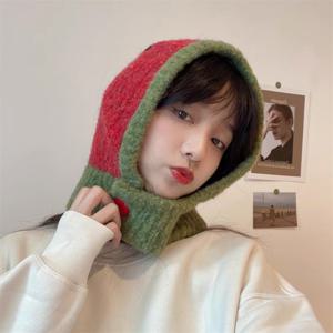 니트 바라클라바 겨울모자 여성 방한 후드 넥워머 OFS-DMNWM01