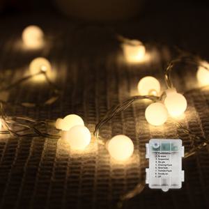 크리스마스 트리 전구 장식 인테리어 감성 조명 LED 앵두전구 30구 전구색 AA건전지타입