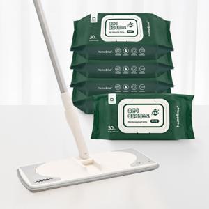 특대형 밀대걸레+물걸레 청소포 캡형 150매