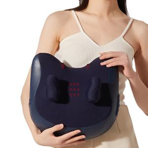 다용도 무선 목어깨 안마베개 온열 목마사지기 3단계 강도 조절