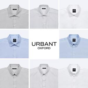 어반트 구김없는 남성 옥스포드 셔츠 링클프리 다림질 필요없는 와이셔츠