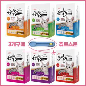 (굿츄 60p 특가/무배) 고양이츄르 연어 60포 고양이간식 츄르스틱 연어츄르 동물병원 추천상품 스틱증정