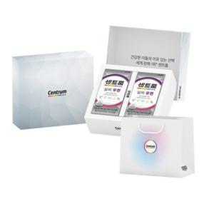 센트룸 종합 멀티비타민 미네랄 실버 우먼 100정 맨 실버 더블업 우먼 선택 부모님 어르신 선물세트 쇼핑백