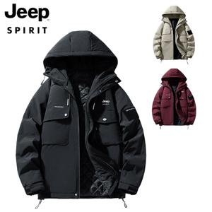 지프 JEEP SPIRIT 2025 겨울 트렌드에 잘 어울리는 루즈핏 바람막이 남성 야상 점퍼 JP 120516
