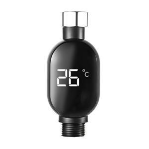 1+1 초 스마트 방수 샤워기 온도 디스플레이 실시간 온도 측정 욕실용 가정용 샤워기