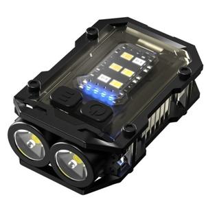 1+1 휴대용 LED 미니 초광도 손전등 자석 후레쉬 캠핑조명 미니랜턴 8가지 모드