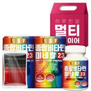 종합비타민 미네랄 23종 (12/13~15한정 홍삼10포 증정)6개월분 2박스(180정) 선물세트