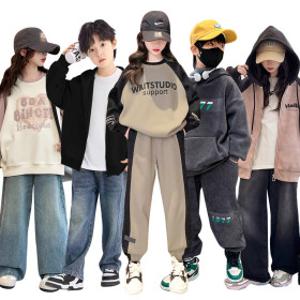 키즈레시피 가을 겨울 기모 주니어옷 유아동 초등생 스쿨룩 데일리룩 맨투맨/데님/상하복/트레이닝복/집업