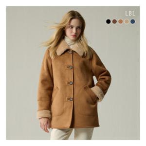 LBL (런칭가 129000원)(25FW) 호주산 양모100 무스탕 하프코트