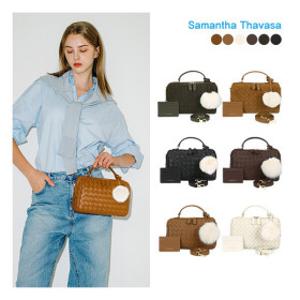 사만사타바사 직25FW NEW COLOR 양가죽 인트레치아토 탑핸들 토트백 (+카