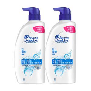 헤드앤숄더 딥클린 샴푸 850ml 2개