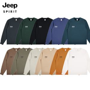 JEEP SPIRIT 지프 추동 통근 라운드넥 루즈핏 남성 맨투맨