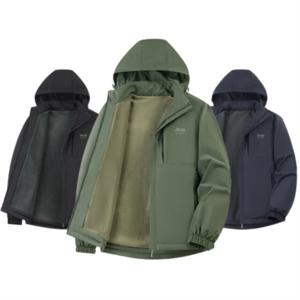 지프스피릿 JEEP SPIRIT 남자 가을겨울 기모안감 두꺼운 바람막이 JP6879