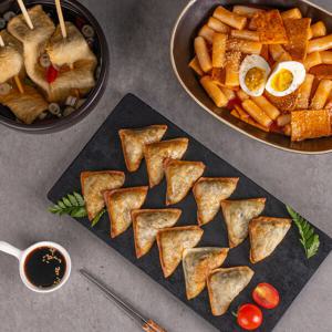 얇은피 삼각잡채 군만두 1kg / 삼각군만두 얇은피만두 잡채만두