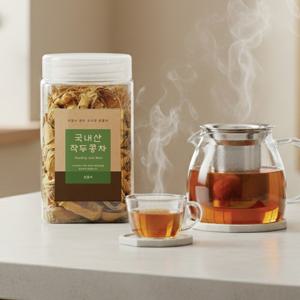 유리아 국내산 저온으로 볶은 작두콩차 100g 1통 용기형3통 구매시 1통 추가증정