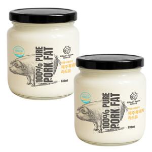 수제 라드유 630ml 제주 흑돼지 정제 돼지기름 일식튀김유 볶음밥 기름