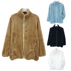 제니유 몽글스 겨울 양털 후리스 집업 점퍼 자켓 남여공용