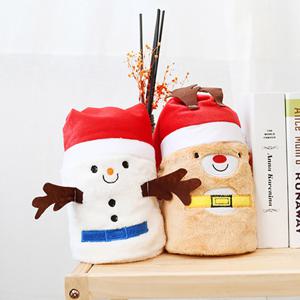 똑딱이 극세사 담요 크리스마스 캐릭터 겨울 밍크 무릎담요