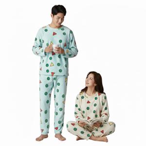 겨울 아동용 성인용 고급 밍크 짱구 잠옷 세트 극세사 압축 어린이 여성 밍크 기모 초등 학생 키즈 파자마