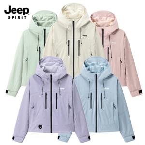 지프 JEEP SPIRIT 아웃도어 속건성 방수 방풍 여성 후드자켓 바람막이 JP96168