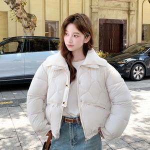 여성 숏 패딩 자켓 패션 겨울아우터