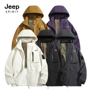 지프스피릿 남녀공용 아웃도어 후드 방풍 누빔 보온 자켓 QZ76688