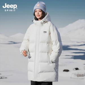 지프 JEEP SPIRIT 남녀공용 겨울 미드 렝스 후드 패딩 점퍼JPHJ08A