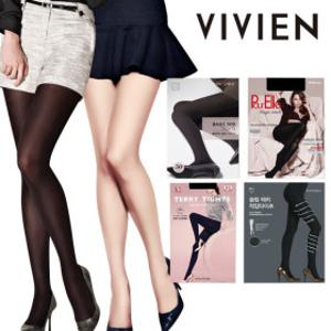 비비안 고탄력 스타킹 레깅스 착시 타이즈 겨울 융 기모 벌크 압박 여성 학생 교복 살색 검정 무발 유발