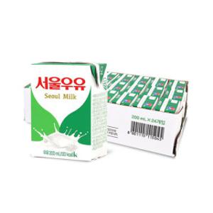 멸균우유 200ml x 24입 (1박스)