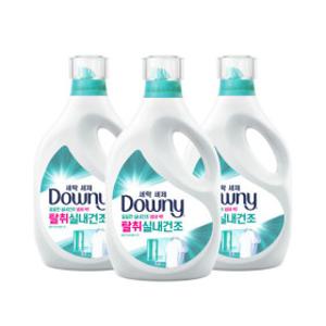 다우니 세탁 세제 실내건조 1.9L 3개