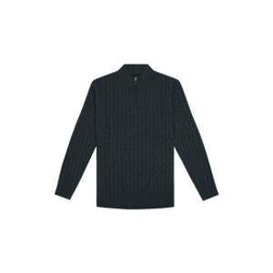 PARKLAND BY파크랜드오스틴리드그린 W100 방모 케이블 하프터틀넥 집업_