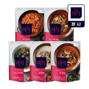 더미식 국물요리 골라담기 부대찌개닭개장소고기미역국소고기육개장 350g X5개입 골라담기