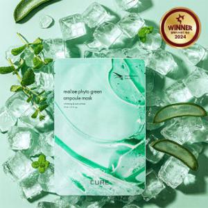 (단 24시간 뷰티특가 + 100%사은품) 김정문알로에 리알로에 피토 그린 앰플 마스크팩 10매 3개 (총 30매)