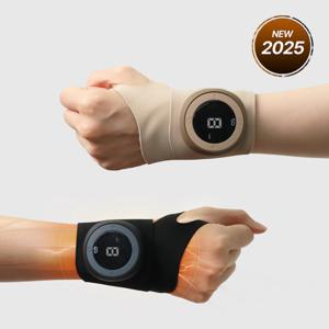 히트스팟S 무선 저주파 온열 찜질 손목 마사지기 EMS 미니 손 휴대용 안마기 보호대 육아 선물