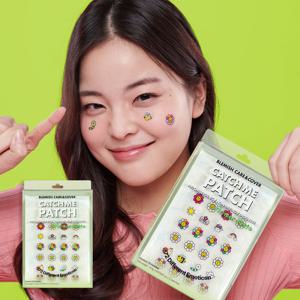 캐치미패치 이모티콘 ver3. Flower Festa 스팟패치 여드름 트러블 뾰루지 상처 패치 트러블도 트렌디하게