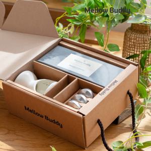 멜로우버디 블렌딩 아로마 오일 숙면 도자기 버너 굿슬립 선물세트