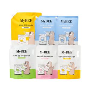 마이비 순한 유아세제 리필(2.1L)x4팩+유아유연제 리필(2.1L)x4팩